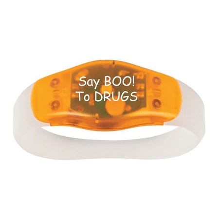 Say Boo To Drugs Safety Light Wristband