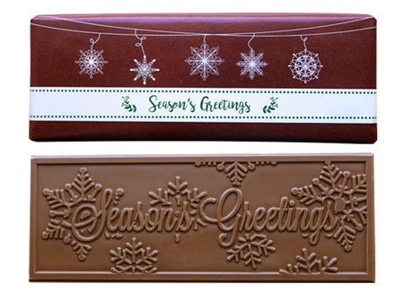 Season's Greetings Chocolate Bars