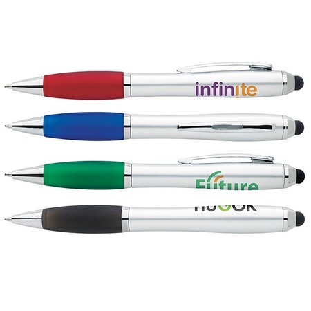 Silver Stylus Promotional Pens