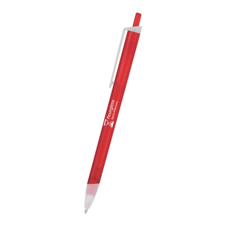 Slim Click Imprinted Translucent Pens