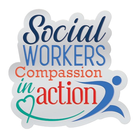 Social Workers Lapel Pins with Gift Cards