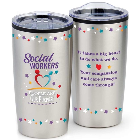 Social Workers Stainless Steel Tumbler Gift
