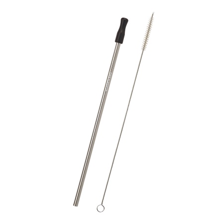Custom Stainless Steel Straw with Cleaning Brush