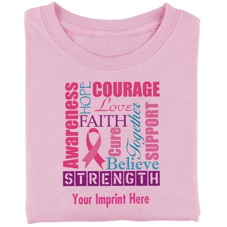 Strength, Awareness, Courage Women's Personalized T-Shirts