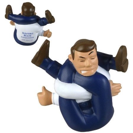 Stressed-Out Man Stress Ball with Logo