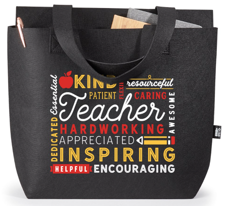 Teacher Tote Bag with Laptop Carryall Gift