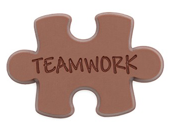 Teamwork Chocolate Puzzle Pieces