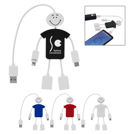 Tech Guy 3-in-1 Charging & USB Personalized Gift