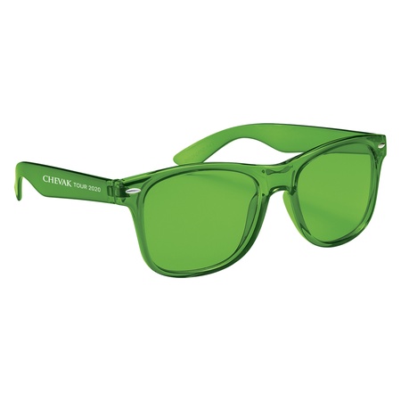 Translucent Malibu Sunglasses with Imprint