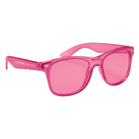 Translucent Malibu Sunglasses with Imprint
