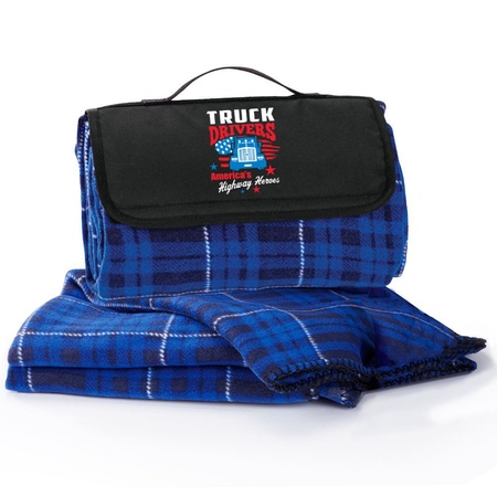 Truck Drivers Fleece Blanket Gift