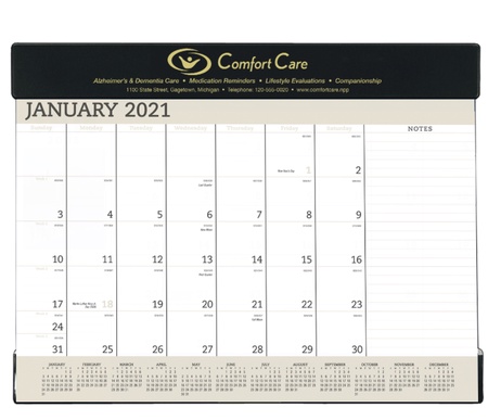 2024 Custom Vinyl Desk Calendar Pads