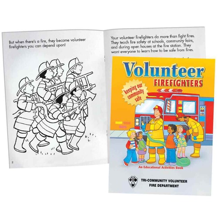 Volunteer Firefighters Kids' Activities Books