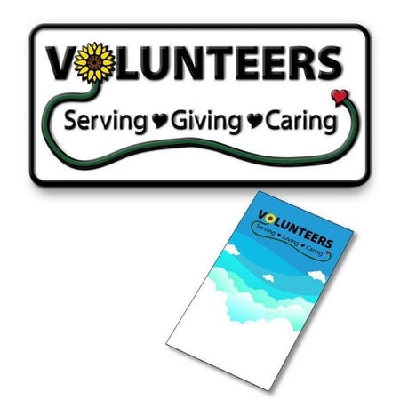 Volunteers Lapel Pin with Gift Card