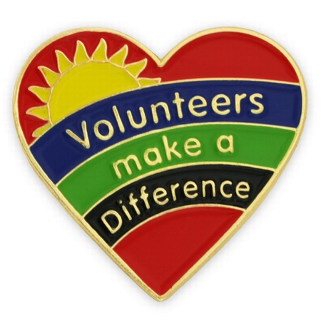 Volunteers Make A Difference Lapel Pin