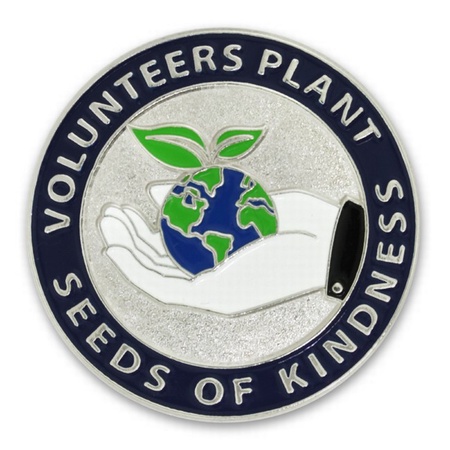 Volunteers Plant Kindness Lapel Pin