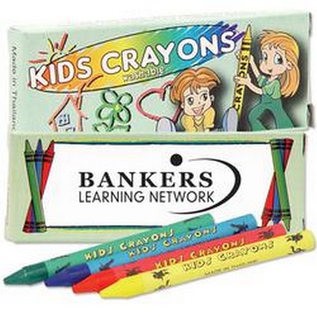 Washable Crayons - 4 Pack