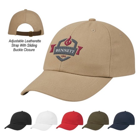 Washed Cotton Chino Dad Logo Baseball Caps