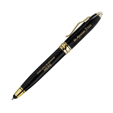 We Appreciate You Triple Function Pen with Custom Imprinted Barrel