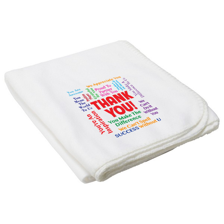 Thank You Phrases of Praise Fleece Blanket Gift