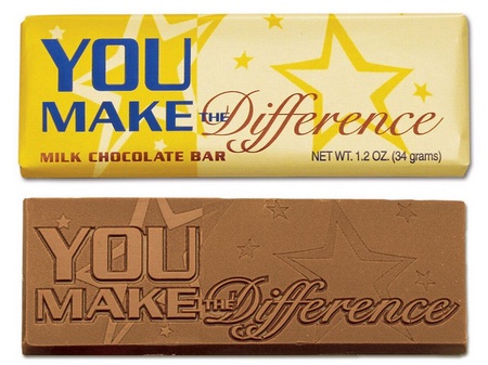 You Make The Difference Chocolate Bar