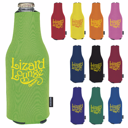 Custom Zip-Up Koozie Bottle Kooler