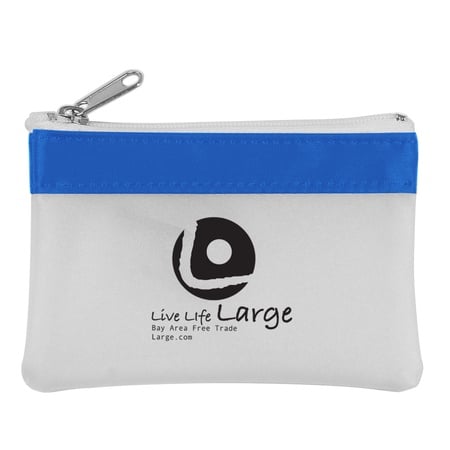 Zippered Promotional Coin Pouches