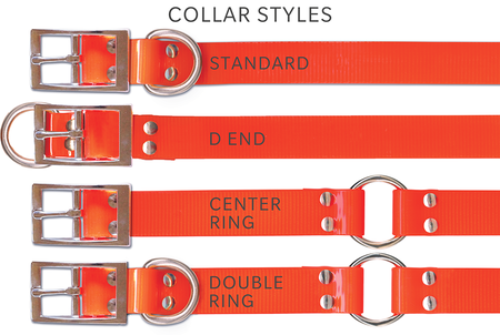 Dura-Lon Dog Collar, Double Ring Style