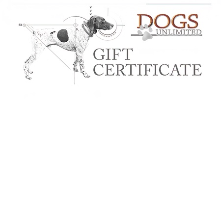 Dogs Unlimited Promo Gift Certificate