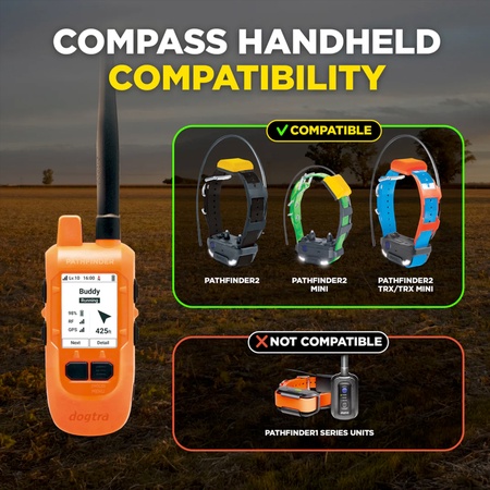 Dogtra PATHFINDER2 COMPASS GPS Dog Tracking & Training System