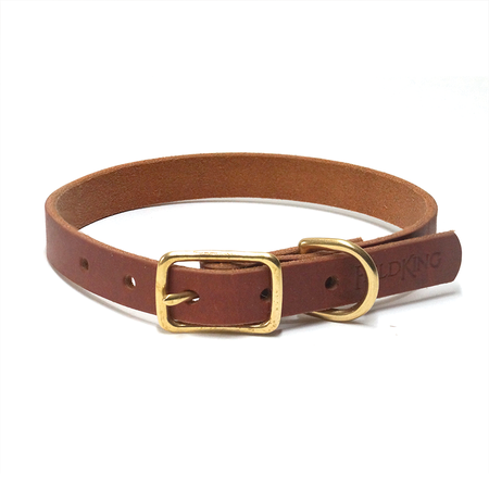 FieldKing, BTL Bridle Leather Dog Collar, Standard, 3/4" W