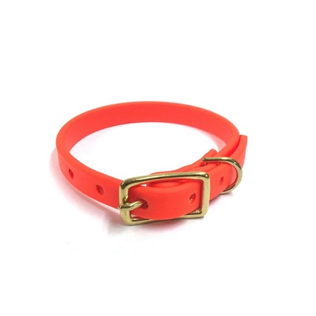 FieldKing Dura-Flex Puppy Collar, 1/2" Wide, 11" Long, Orange