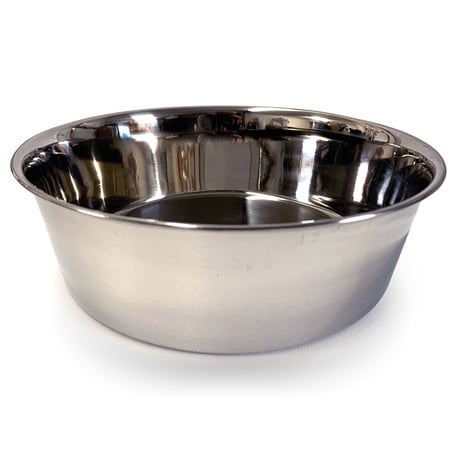 Heavy Duty Feeding Dog Bowl, Stainless Steel