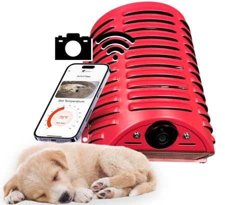 Hound Heater with Wi-Fi Control and Camera, 400W