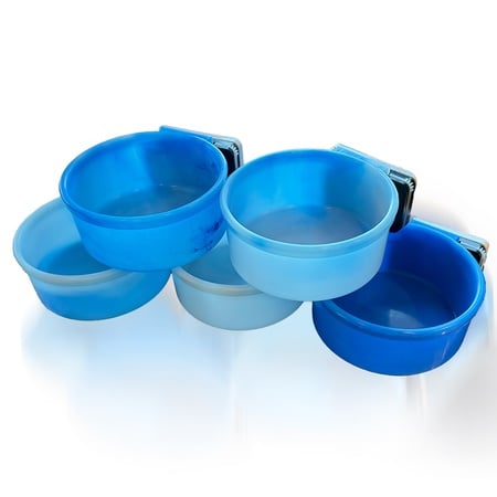 Kennel Gear, 20 oz Plastic Bowl System, Blue Hue