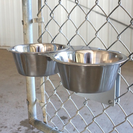 Kennel Gear, Bowl Only, Stainless Steel Yoke, 1 Quart Double
