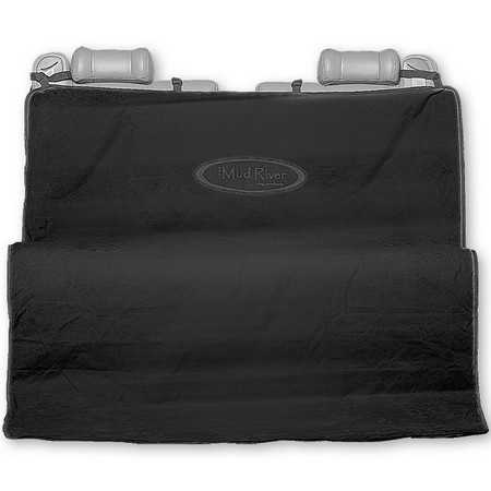 Mud River Dog Products, 2 Barrel Seat Cover, Black/Gray, XL