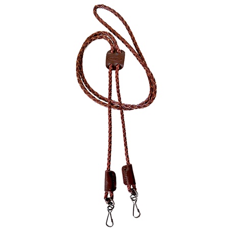 Mud River Dog Products, Whistle Lanyard, Dark Brown Leather