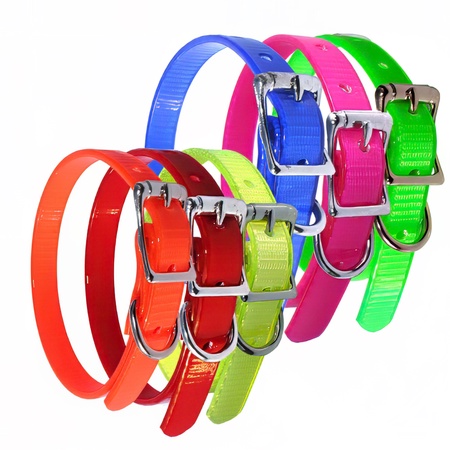 Puppy Collars, Set of 6 Assorted Colors, Small