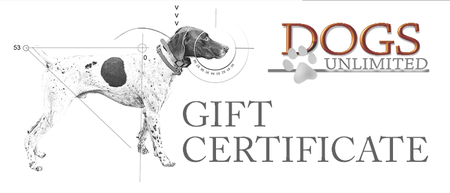 DOGS Unlimited Gift Certificate