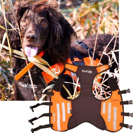 ReKoile, Upland Sure Fit Dog Vest, Orange