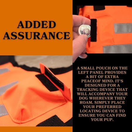 ReKoile, Upland Sure Fit Dog Vest, Orange