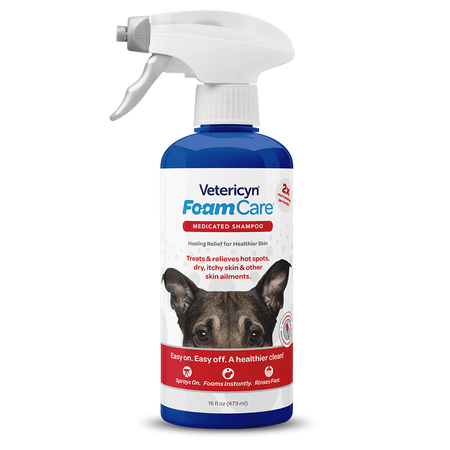 Vetericyn FoamCare Medicated Pet Shampoo, 16 oz