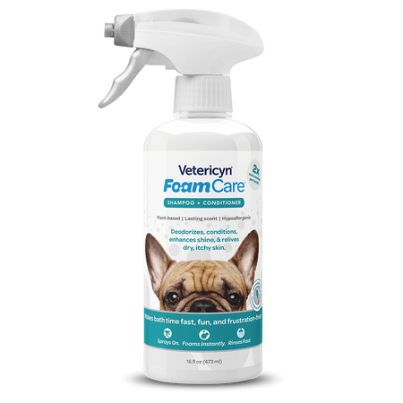 Vetericyn FoamCare Pet Shampoo, All Coats, 16 oz