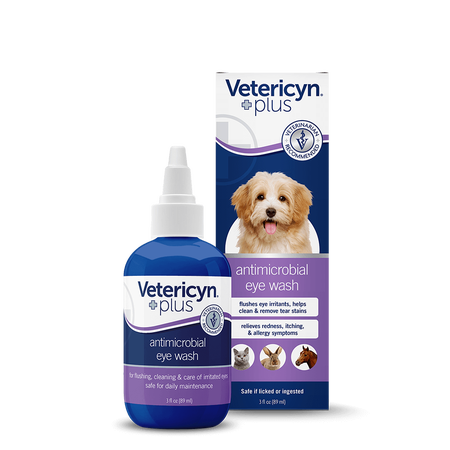 Vetericyn Plus All Animal Antimicrobial Eye Wash, 3 oz
