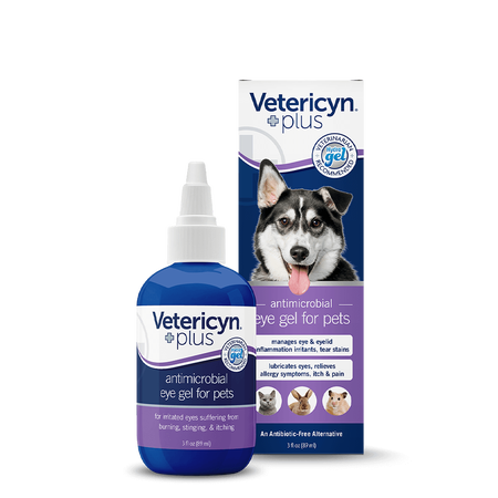 Vetericyn Plus Antimicrobial Eye Gel for Pets, 3 oz