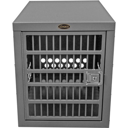 Zinger, Professional 4000 Aluminum Dog Crate with Escape Artist Upgrade Package, Front Entry