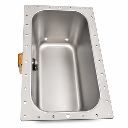 Jiffy 0074A J-4000 Boiler Tank - Stainless Steel w/Sight Gauge (W bend)