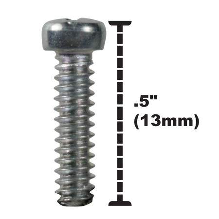 Univen Trimmer Case Cover Screws Compatible with Andis Outliner Trimmers Replaces 04023 2 Pieces