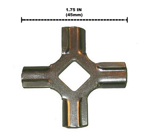 Univen Meat Grinder Blade Knife Compatible with KitchenAid FGA Food Grinder 4162144, 9706857, W10408733 and WPW10408733